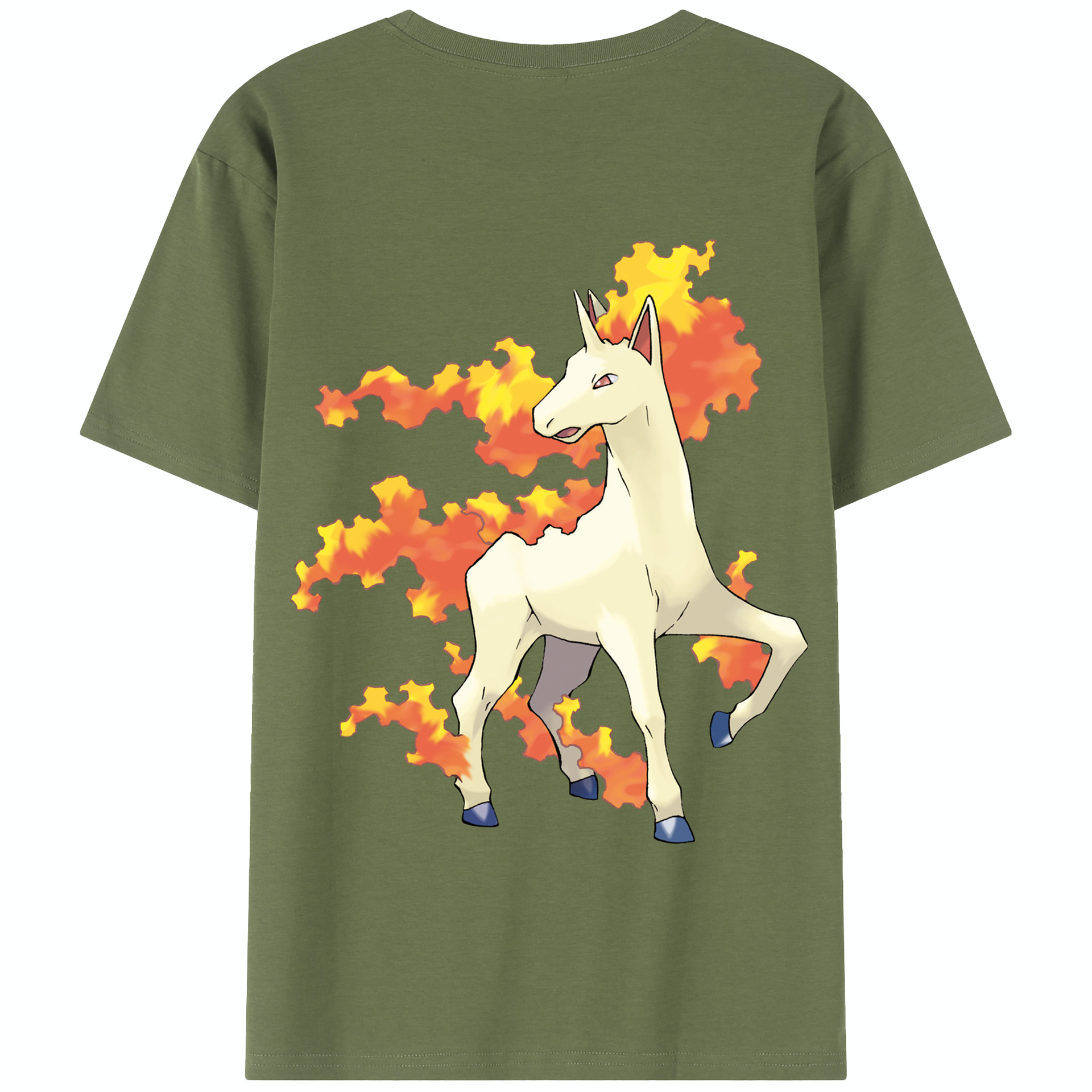 （画像用） ポケットモンスター Pokémon 綿100％半袖Tシャツ（背面プリント）